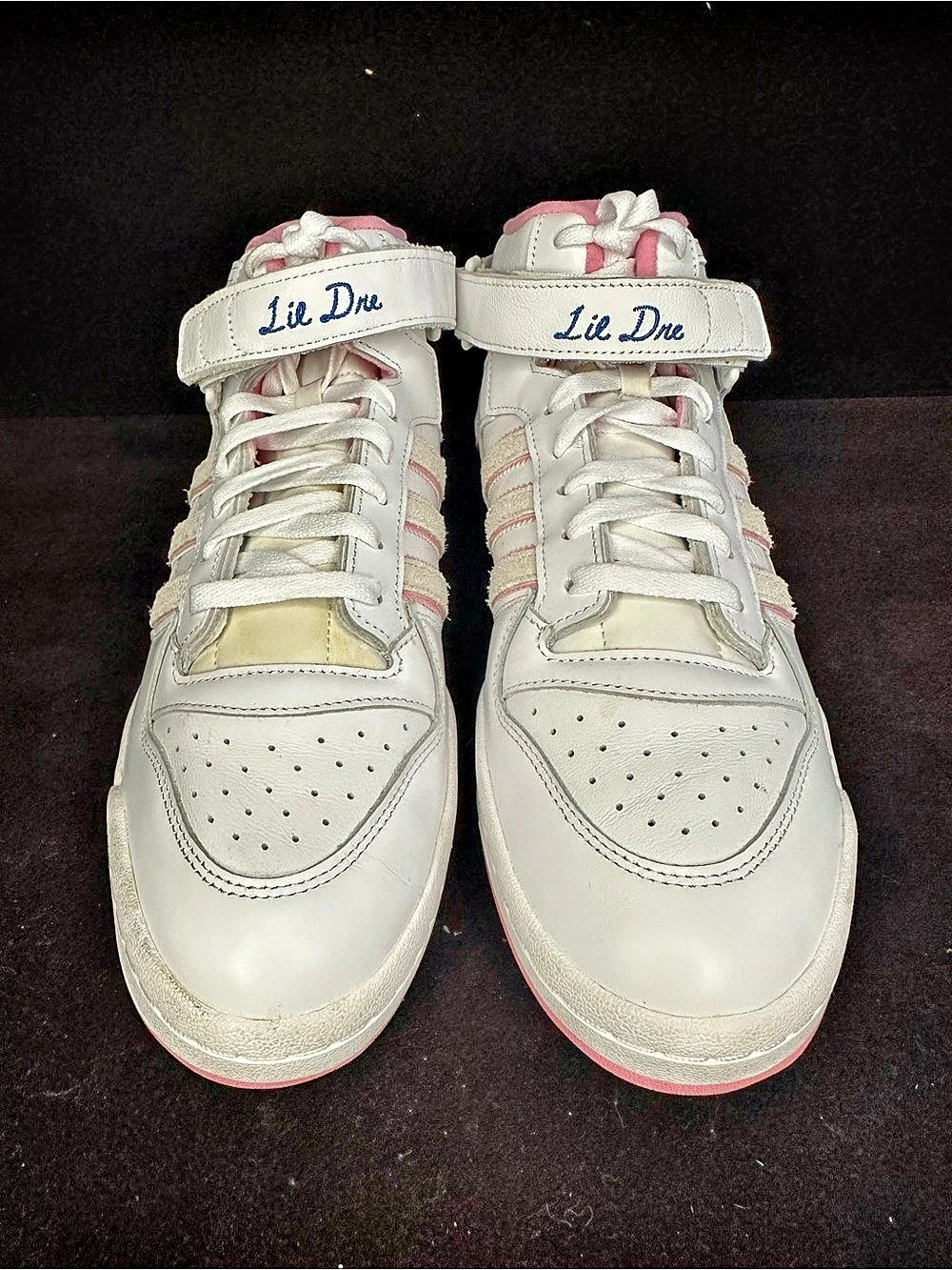 adidas Forum Mid Sneakers White & Pink US 11